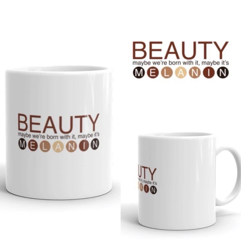Beauty  maybe your born COFFEE TEA MUG *NWT*